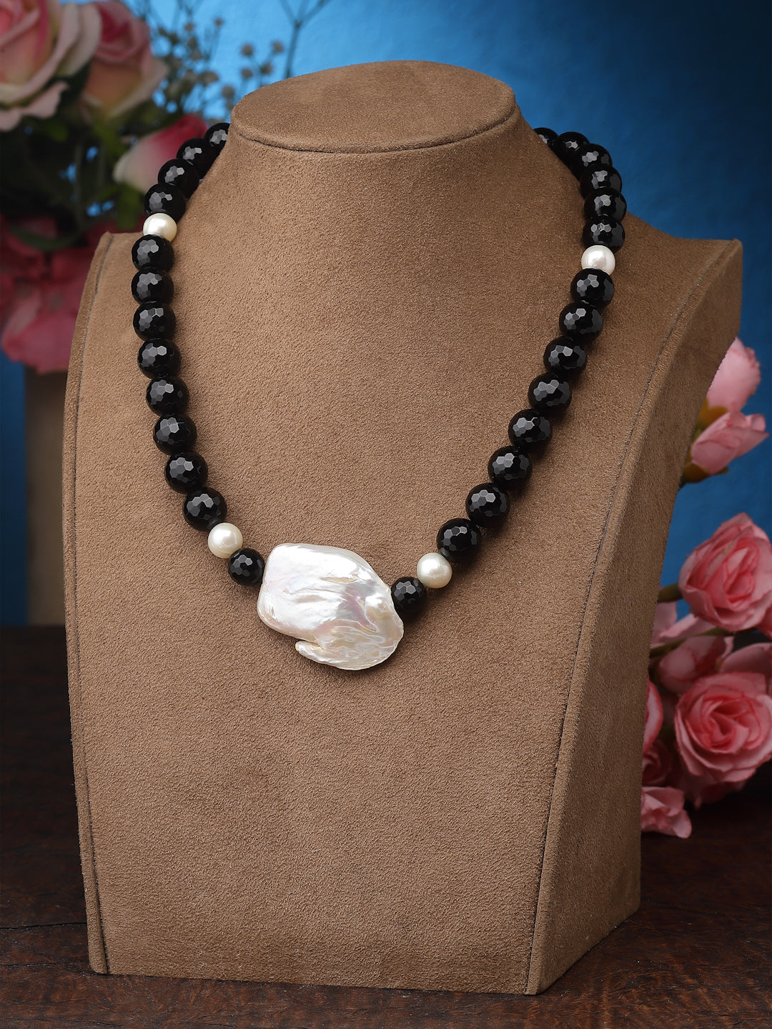 Necklace Beaded Semi Precious