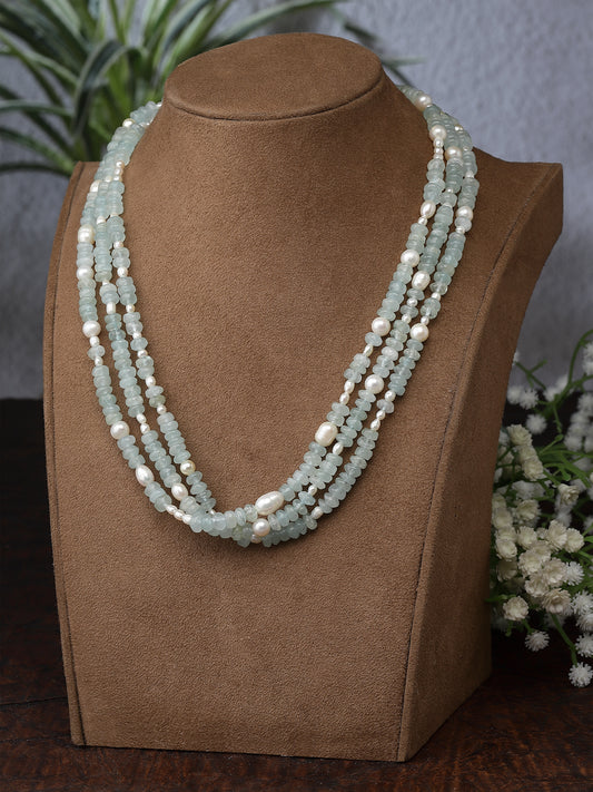 Necklace Beaded Semi Precious