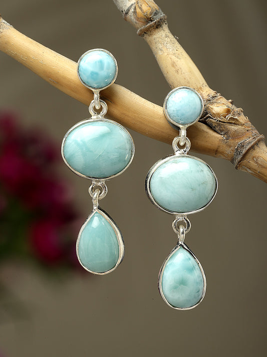 Silver Earring Gemstone