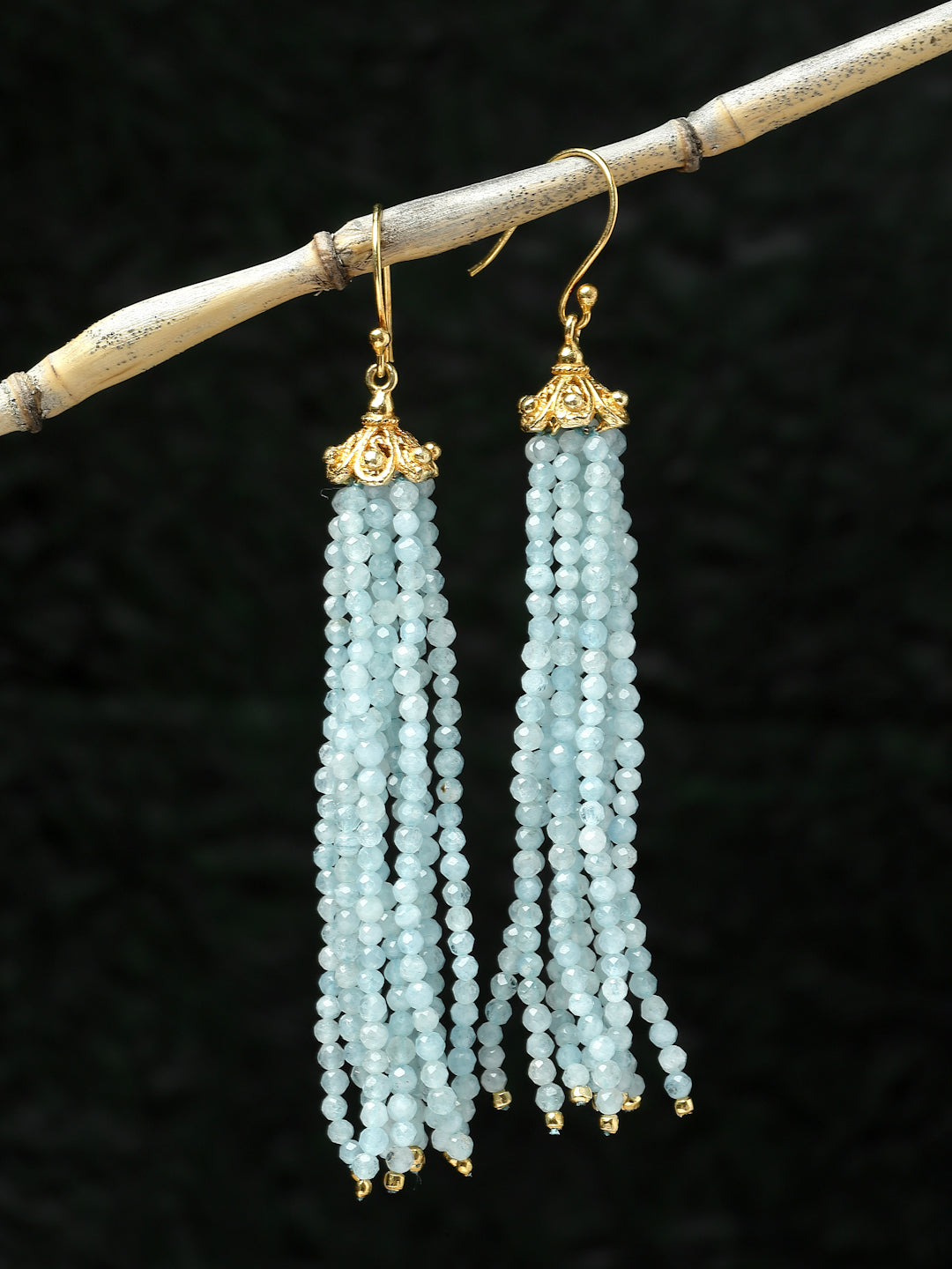 Earring Silver Semi Precious