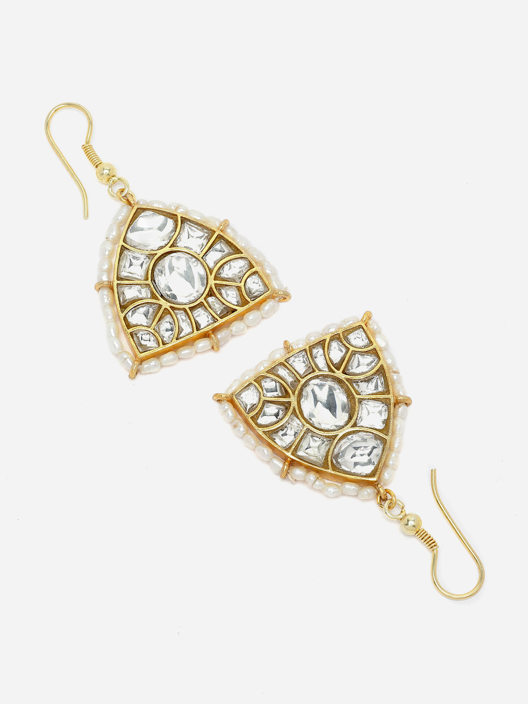 Earring Silver Kundan