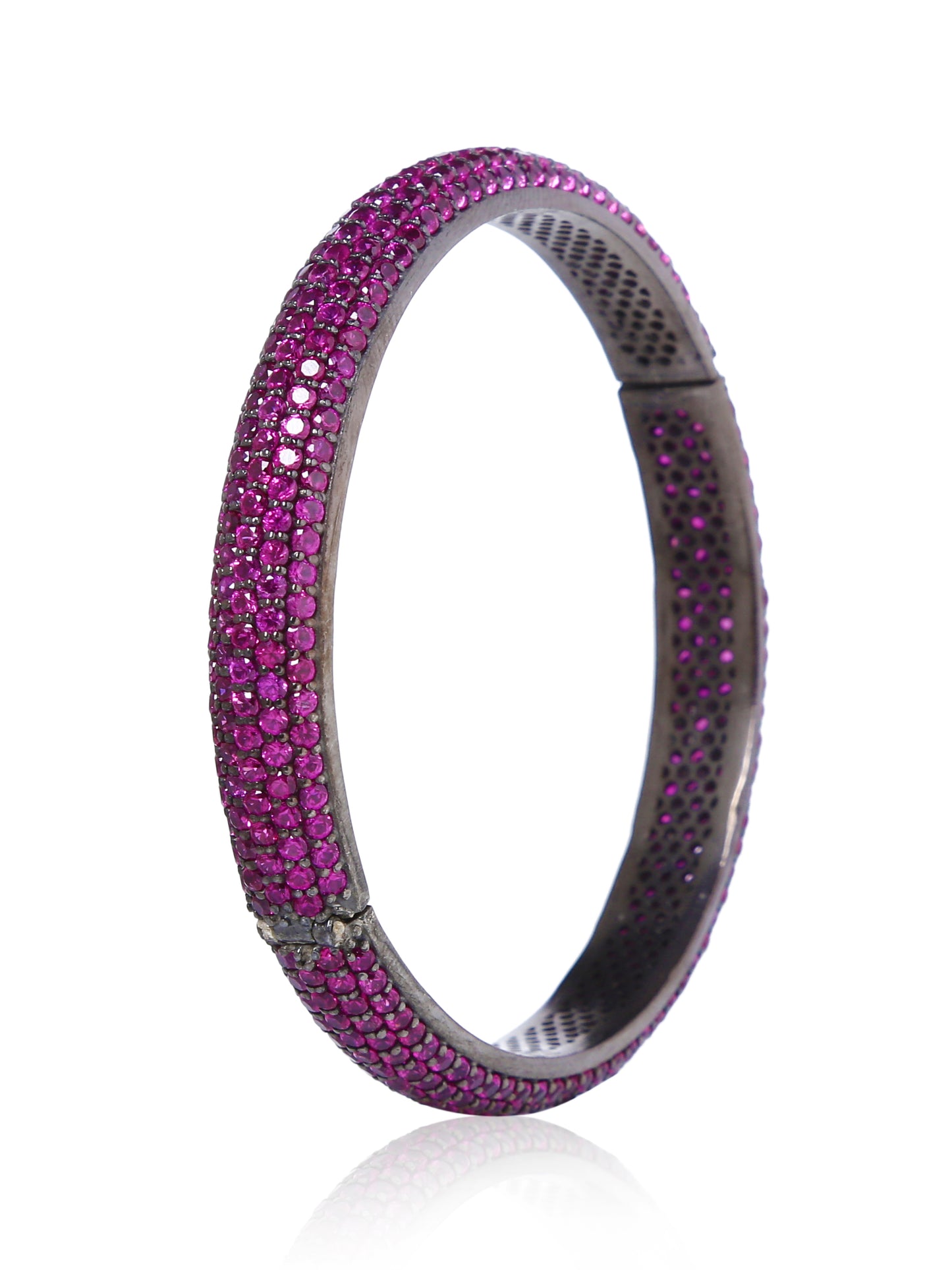 Bangle Silver Pave