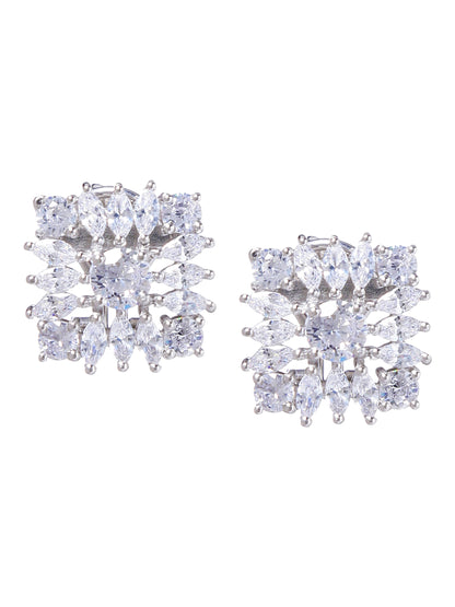 Earring Silver Cubic Zirconia