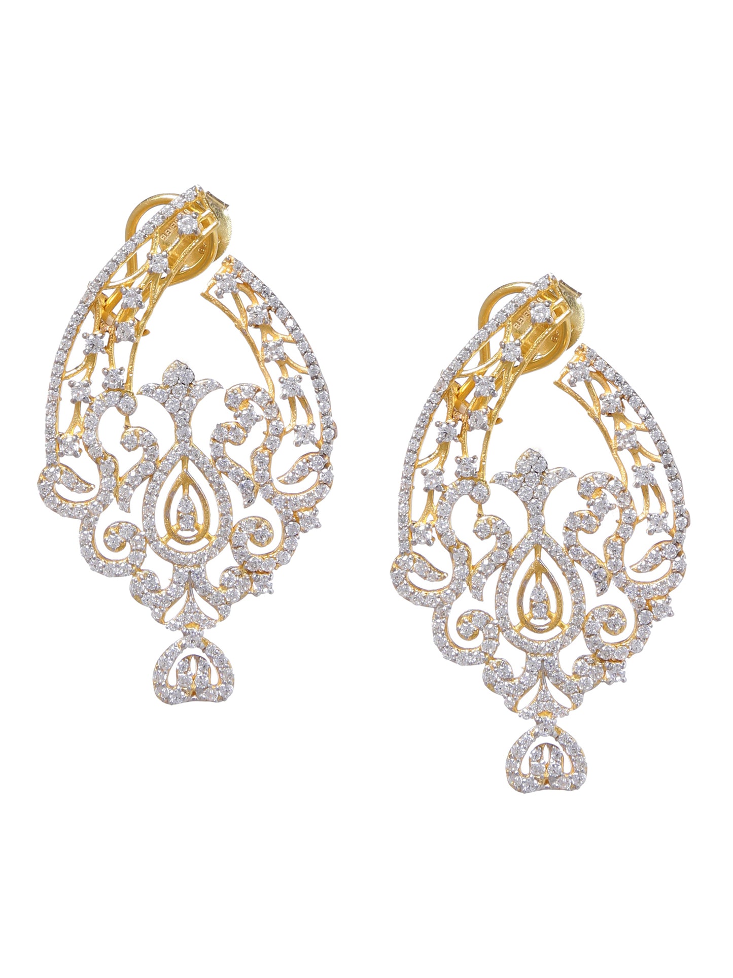 Earring Silver Cubic Zirconia