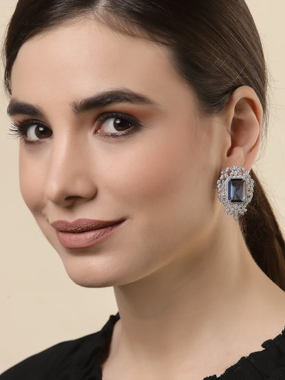 Earring Silver Cubic Zirconia