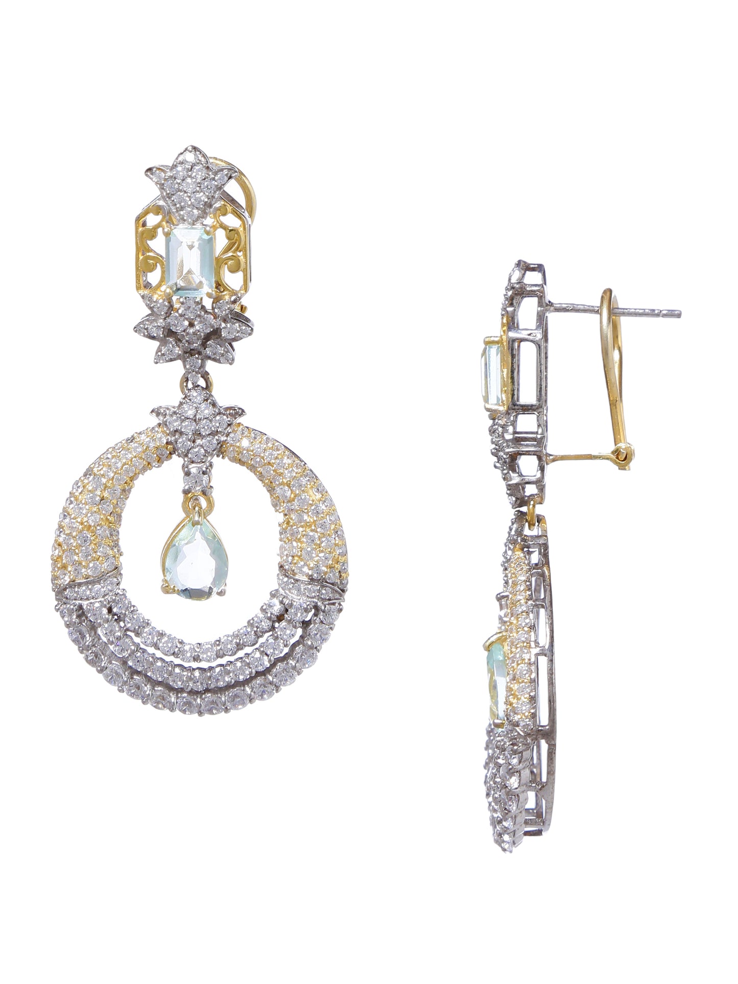 Earring Silver Cubic Zirconia