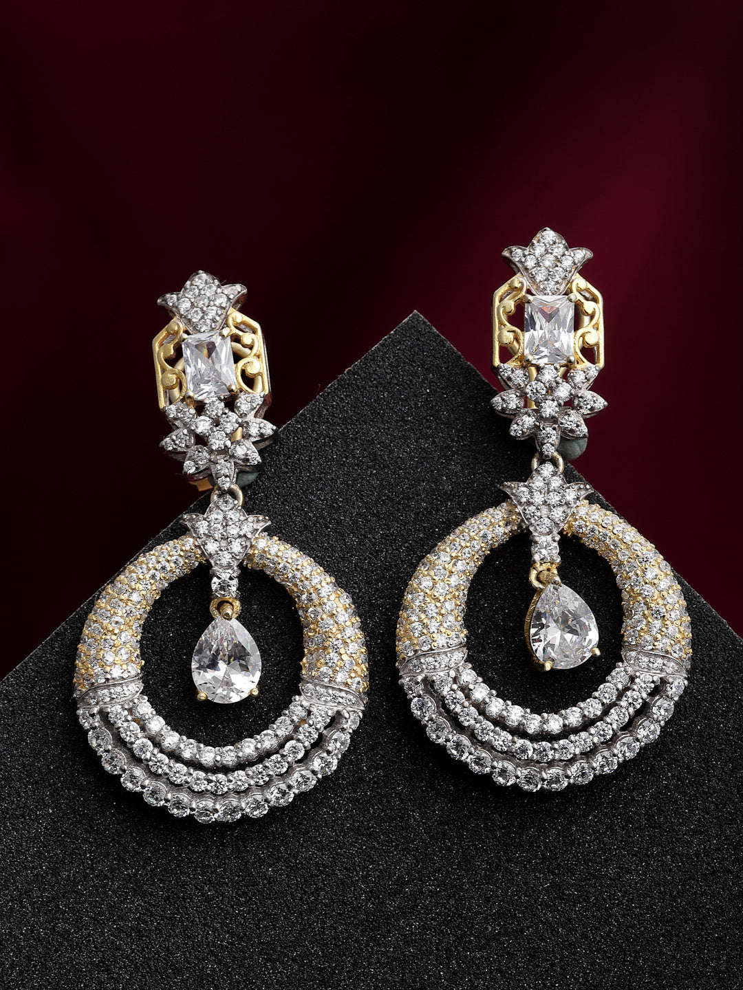 Earring Silver Cubic Zirconia