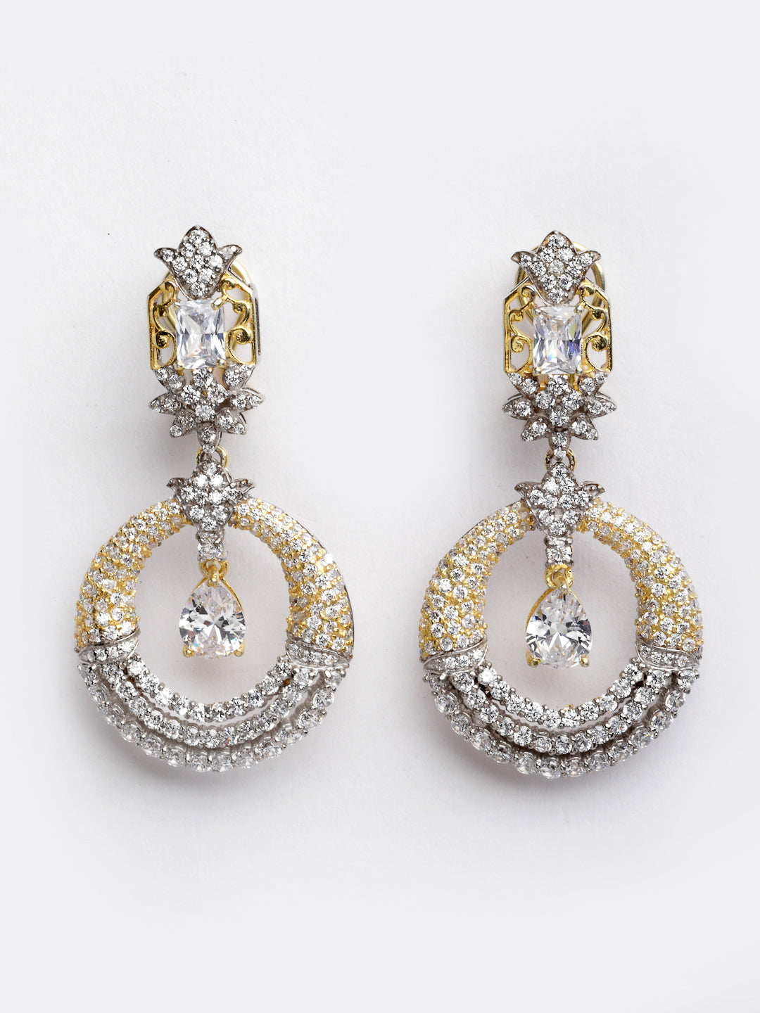 Earring Silver Cubic Zirconia