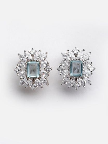 Earring Silver Cubic Zirconia