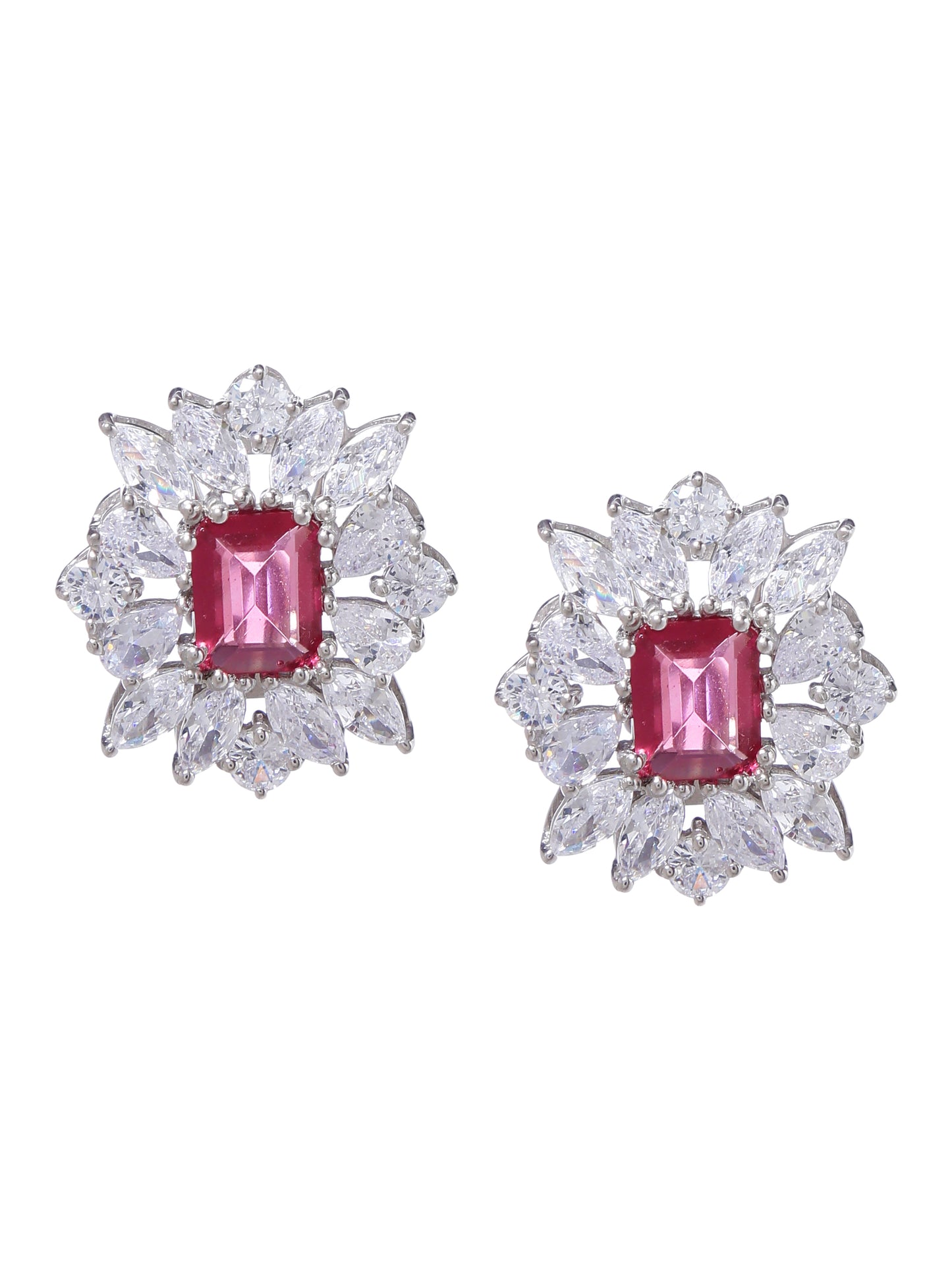 Earring Silver Cubic Zirconia