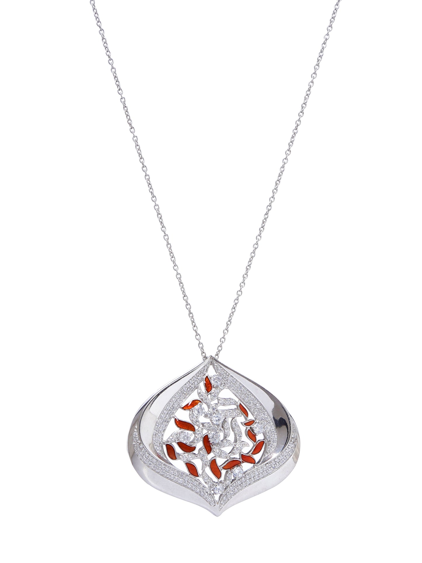 Pendant Silver Cubic Zirconia