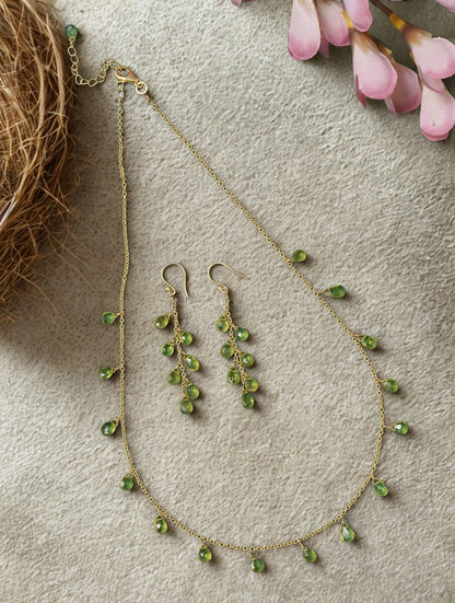 Necklace Silver Semiprecious