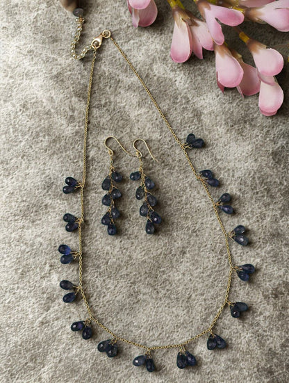 Necklace Silver Semiprecious