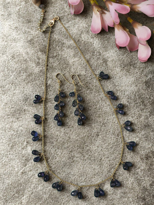 Necklace Silver Semiprecious