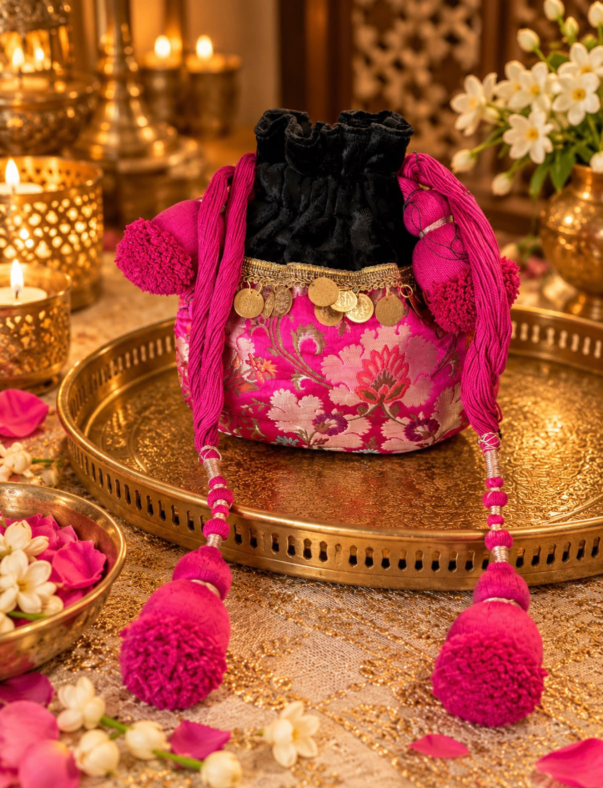 Velvet & Brocade Potlis