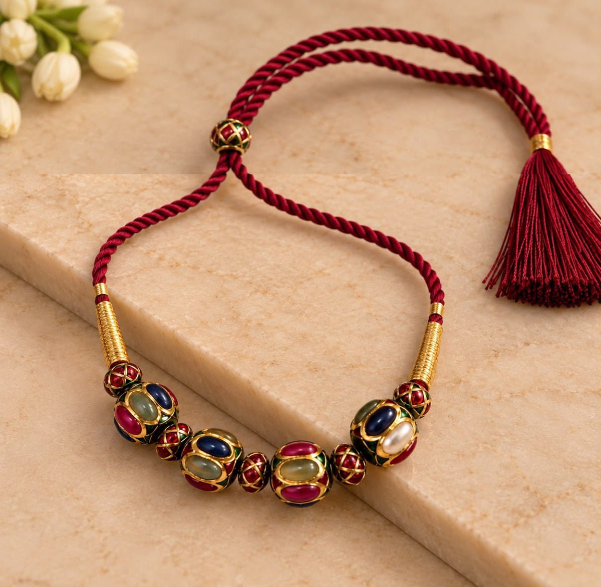 Kundan Beaded Necklace