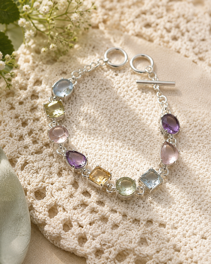 Pastel Gemstone Bracelet