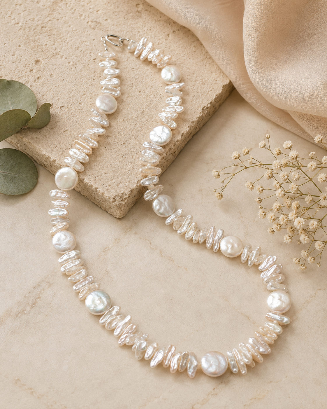 Ivory Pearl Harmony Necklace