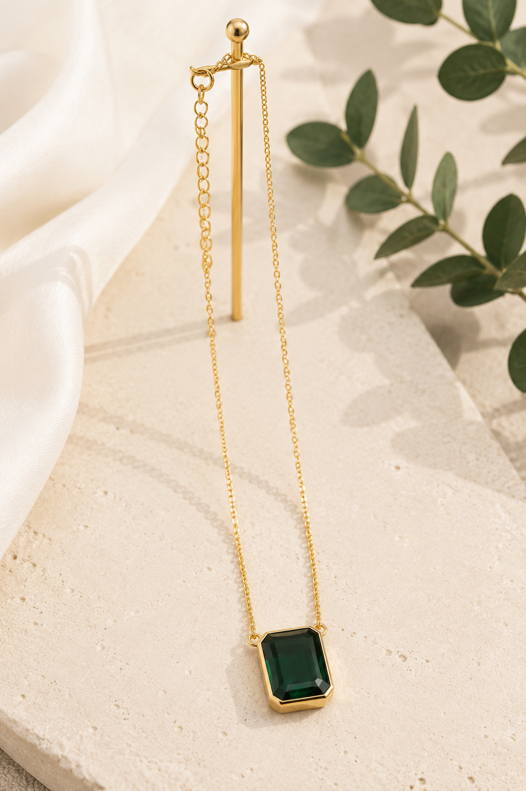 Onyx Pendant Necklace