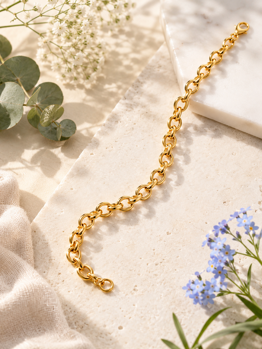 Golden Link Bracelet
