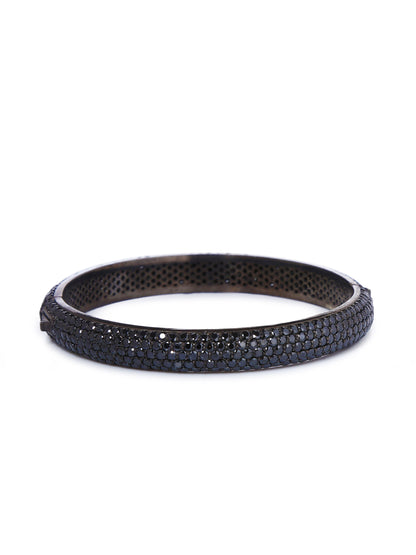 Bangle Silver Pave