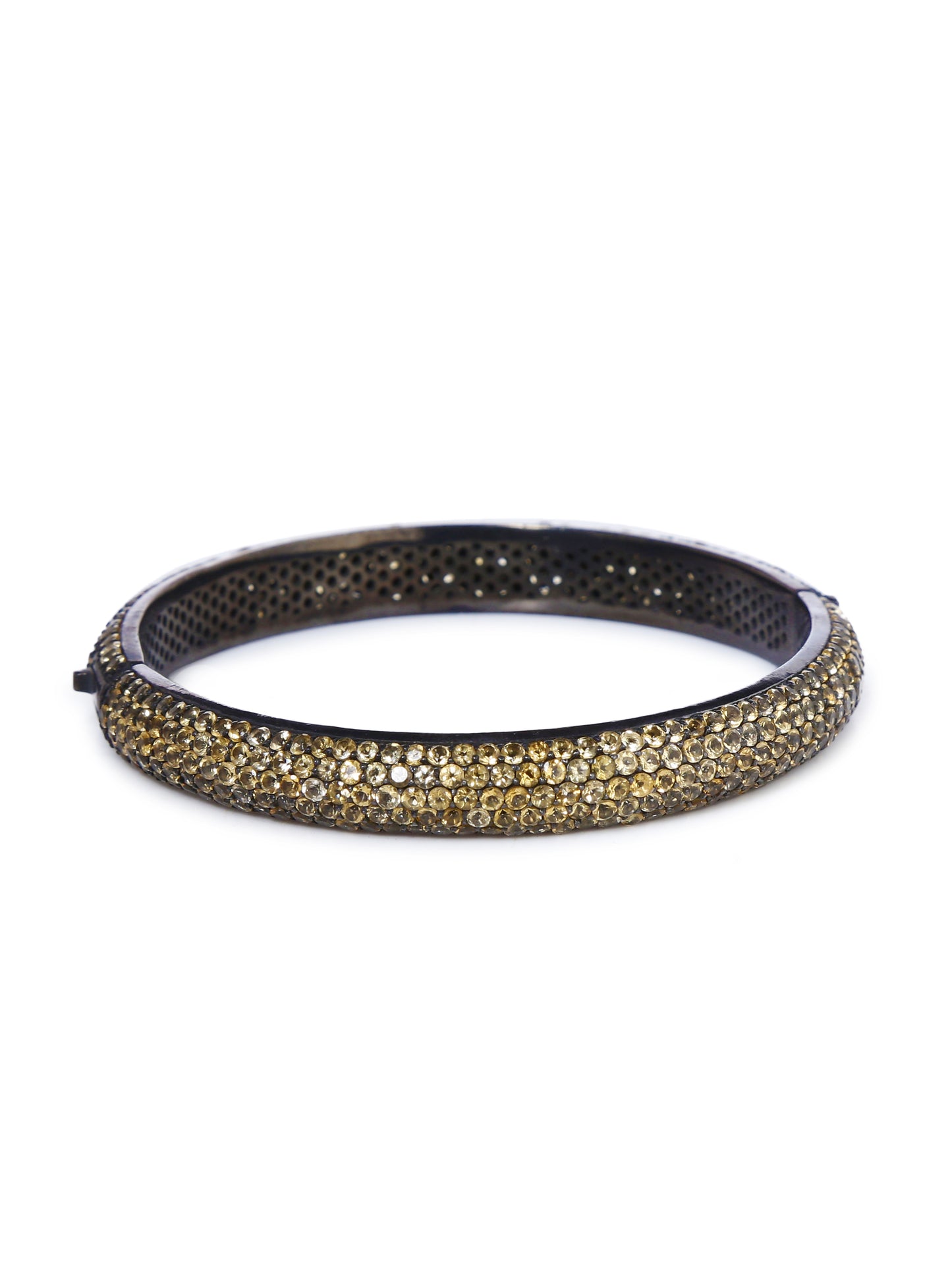 Bangle Silver Pave