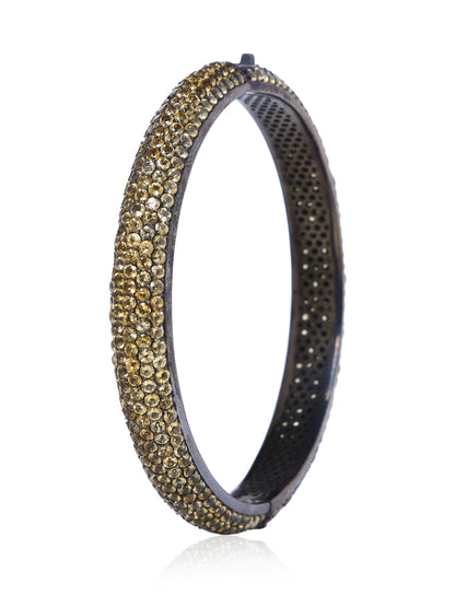 Bangle Silver Pave