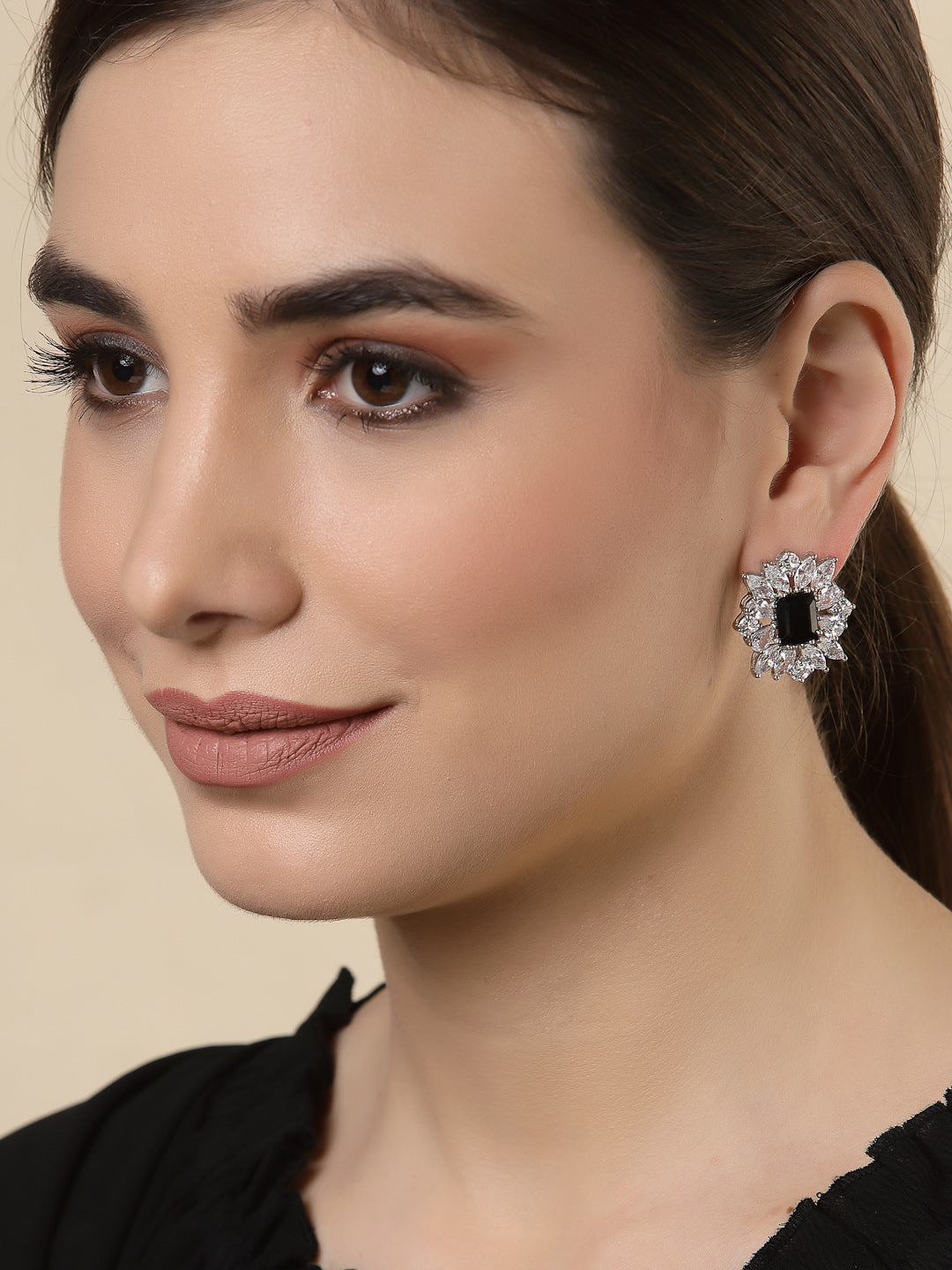 Earring Silver Cubic Zirconia