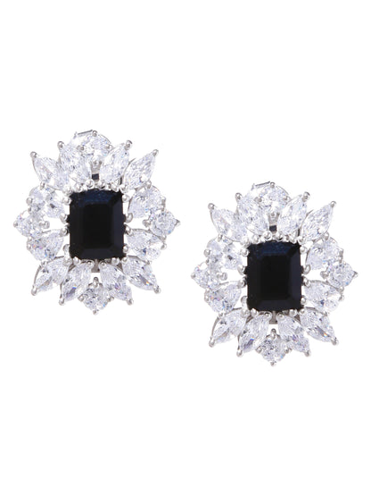 Earring Silver Cubic Zirconia