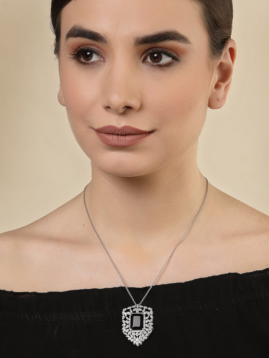 Pendant Silver Cubic Zirconia